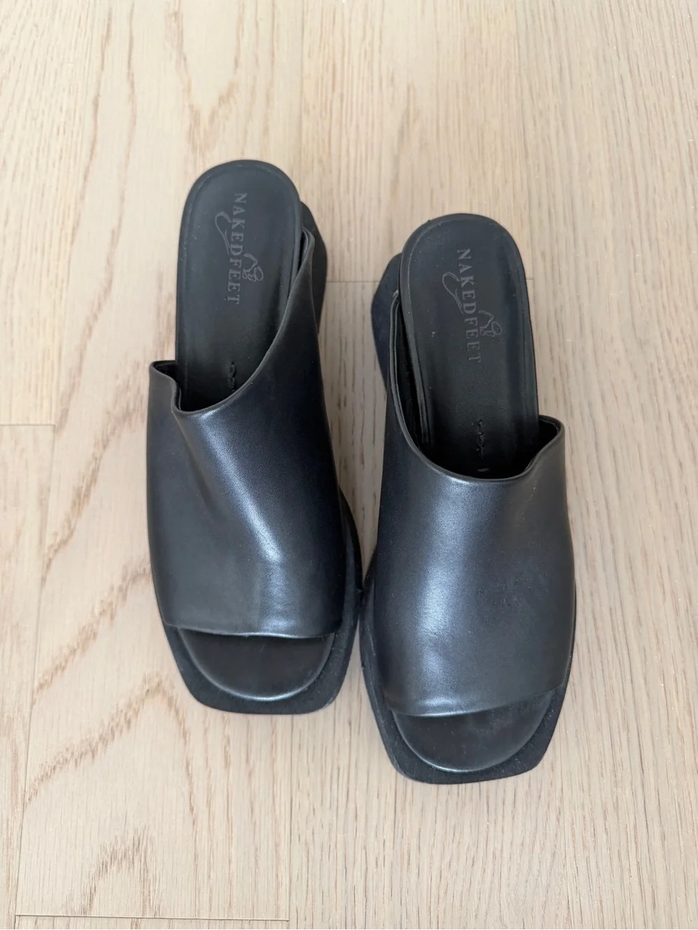 Naked Feet Black Infinity Sandals - Picture 3 of 7